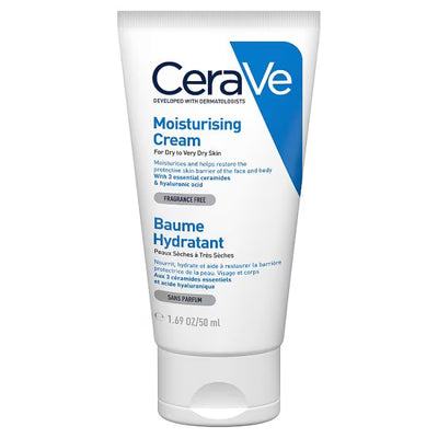 Superdrug CeraVe Moisturising Cream with Ceramides Dry to Very Dry Skin 50ml- Buy online at McGrocer