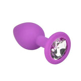 Loving Joy small purple silicone butt plug, imported from the UK