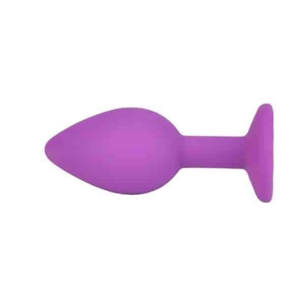 Loving Joy small purple silicone butt plug, imported from the UK