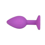 Loving Joy small purple silicone butt plug, imported from the UK