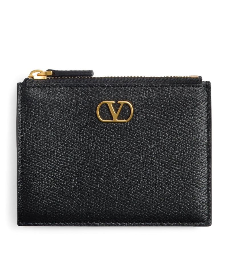Valentino Garavani VLogo leather card holder - British product