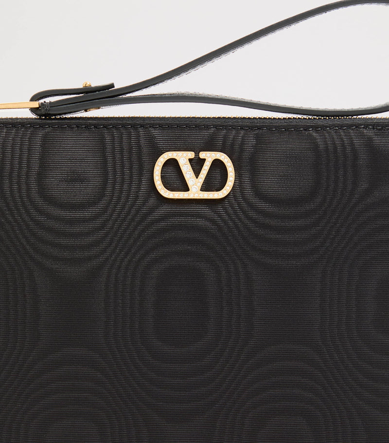 Valentino Garavani small moiré pouch imported from the UK