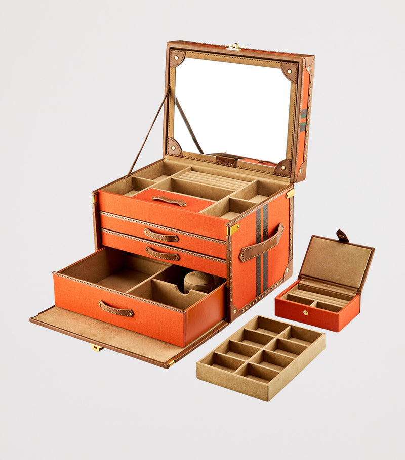 WOLF Ida Trunk jewellery box (British brand)