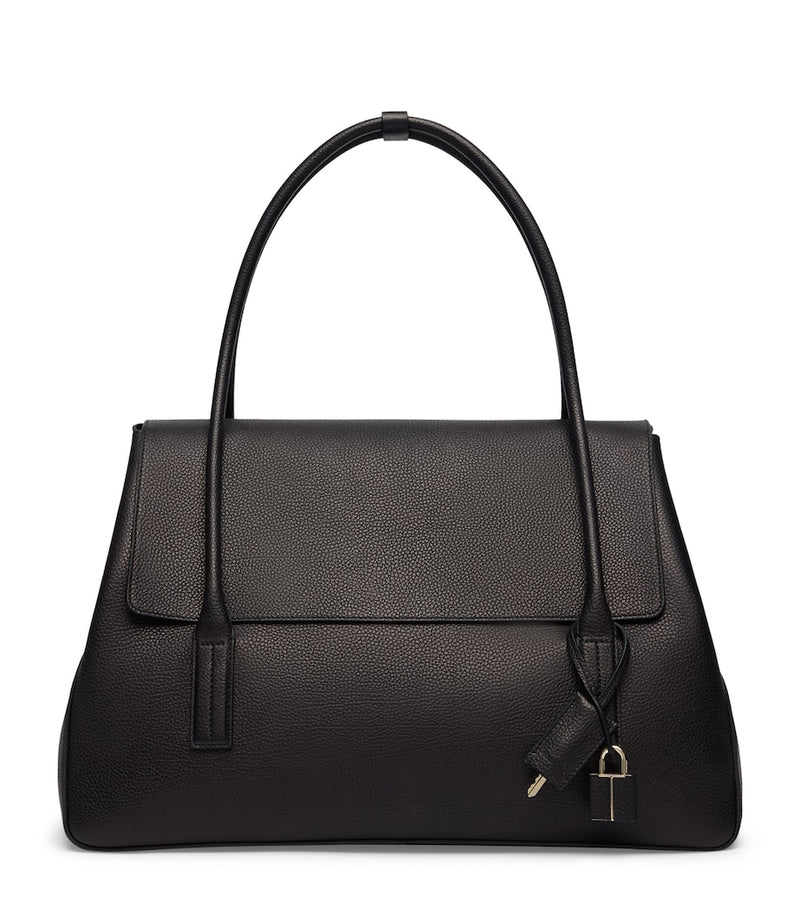 TOM FORD Eclipse shoulder bag in grained leather - British product