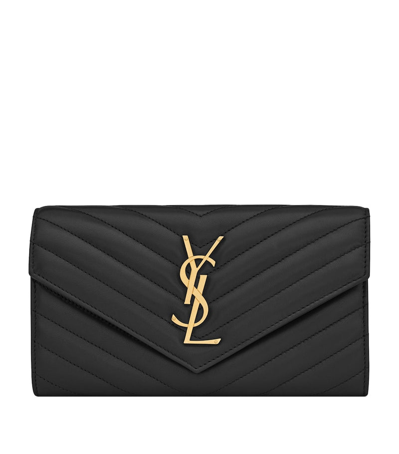 Saint Laurent Cassandre Matelassé envelope wallet, UK version