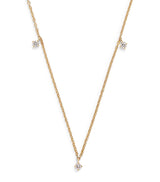 Harrods Harrods Yellow Gold and Diamond Necklace 0.30ct- Buy online at McGrocer