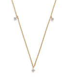 Harrods 18kt yellow gold diamond necklace (British brand)