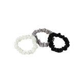Superdrug White Lotus Luxurious Cruelty Free Mulberry Silk Scrunchies Pack of 3- Buy online at McGrocer
