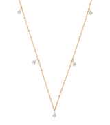Harrods Harrods Yellow Gold and Diamond Necklace 0.80ct- Buy online at McGrocer