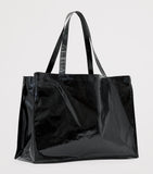 AllSaints large laminated tote bag in recycled polyester - British product