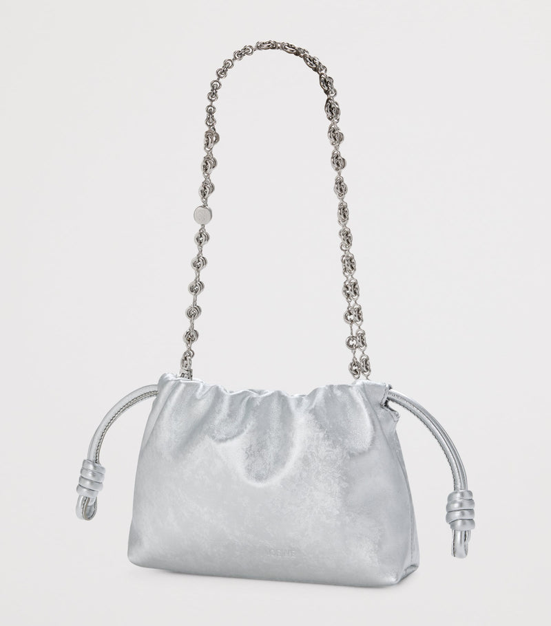 LOEWE Flamenco Mini leather clutch bag, imported from the UK