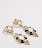 Valentino Garavani Pas Plus crystal pendant earrings - British product