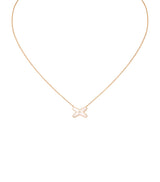 Harrods Chaumet Jeux de Liens Pendant Necklace in Rose Gold with Diamond and Mother-of-Pearl- Buy online at McGrocer