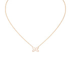 Chaumet Jeux de Liens pendant necklace in rose gold with mother-of-pearl, UK version