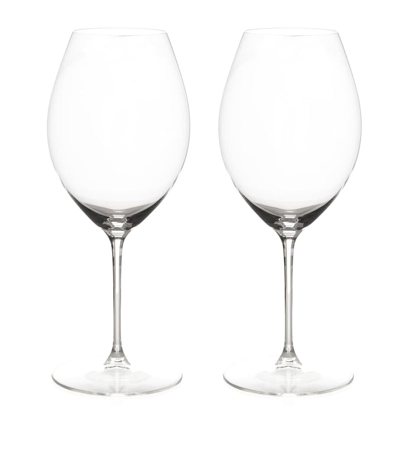 Riedel Veritas Old World Syrah wine glasses 630ml, imported from the UK