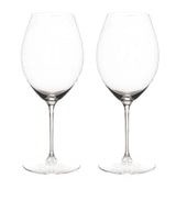 Harrods Riedel Set of 2 Crystal Veritas Old World Syrah Wine Glasses 630ml- Buy online at McGrocer