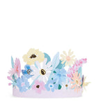 Meri Meri set of 8 paper flower crowns, UK version