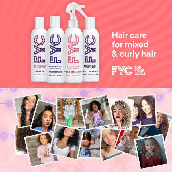 FYC Gentle & Nourishing Curly Hair Care Bundle 4x250ml - British product