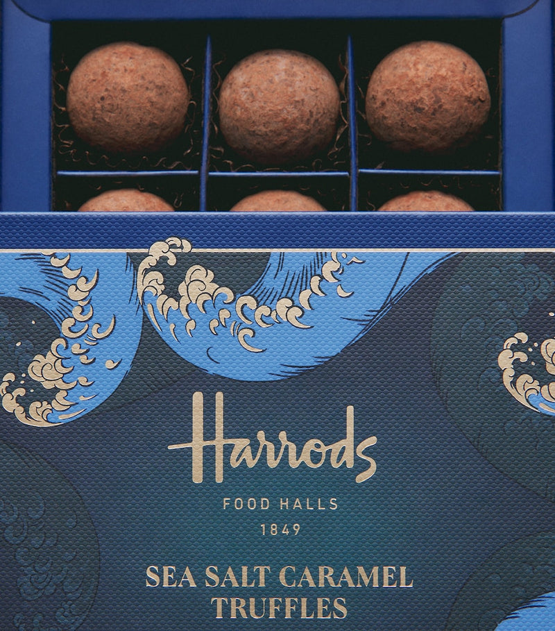 Harrods Chocolate Hall gift box with assorted chocolates - British product