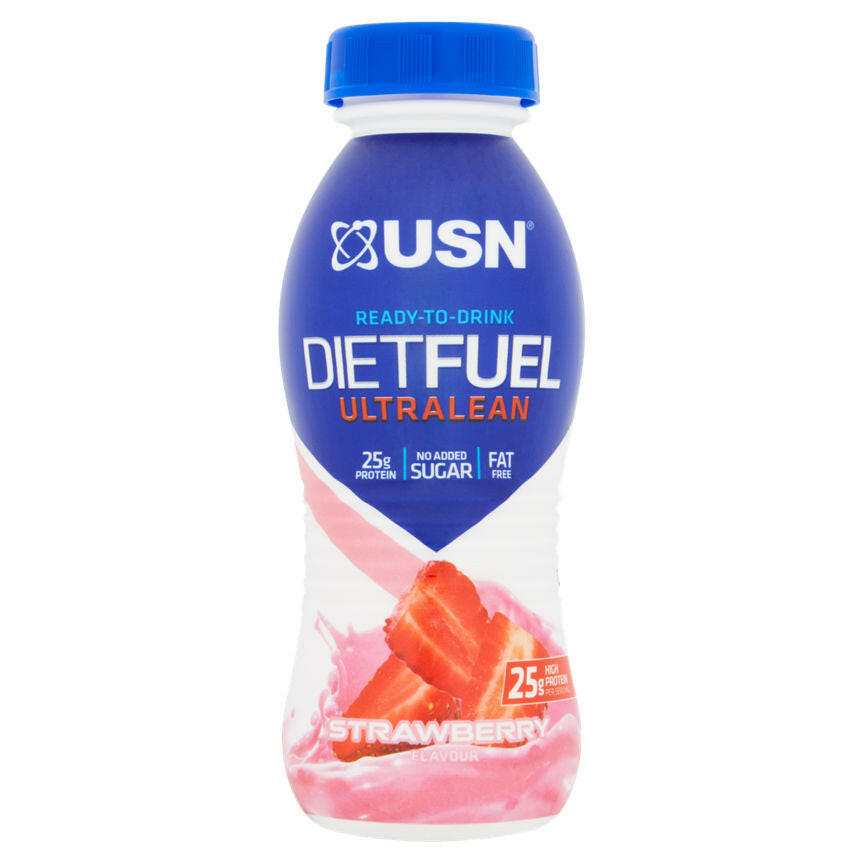 USN Diet Fuel Ultralean Ready-To-Drink Strawberry Flavour GOODS ASDA