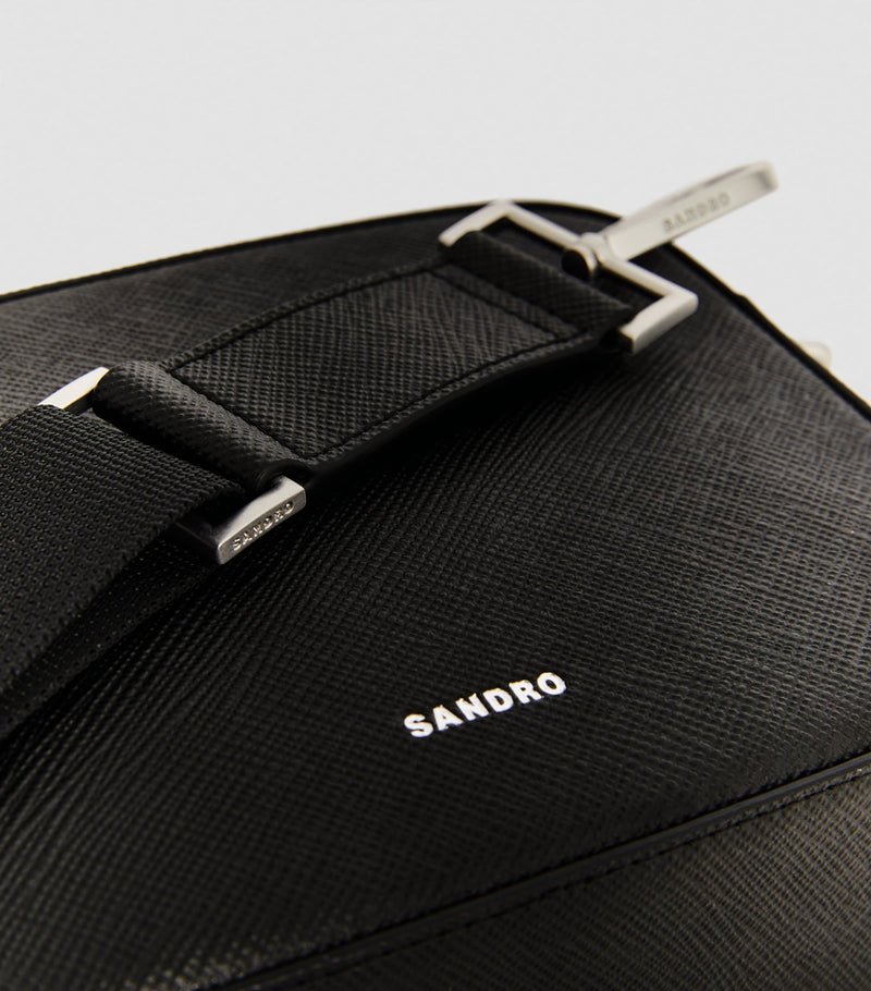 Sandro Paris Saffiano leather cross-body bag, imported from the UK