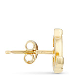 Jimmy Choo JC Logo Mini Stud Earrings, imported from the UK