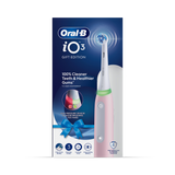 Holland & Barrett Oral-B iO 3 Electric Toothbrush Pink with 1 Brush Head and Travel Case- Buy online at McGrocer