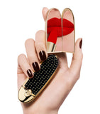 Guerlain Rouge G studded leather lipstick case, UK version