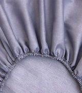 Double Fitted Sheet in Organic Cotton Sateen 140cm x 200cm