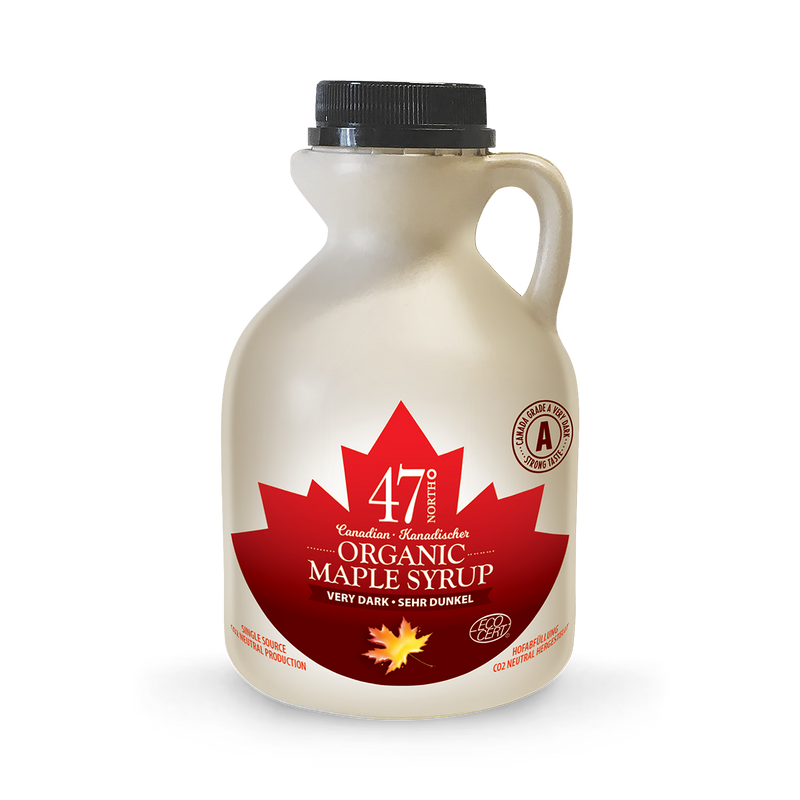 47° North organic Canadian maple syrup 500ml, UK version