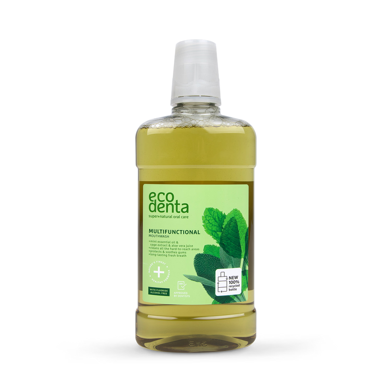 Ecodenta Multifunctional Mouthwash Mint Oil 500ml - British product