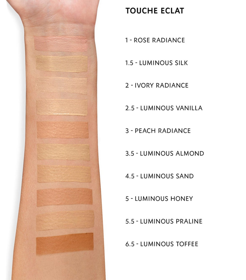 YSL Touche Éclat illuminating pen No.2 Luminous Ivory (British brand)