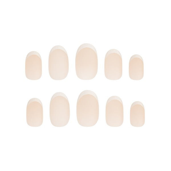 Nail HQ false nails Oval French Medium Length (British brand)