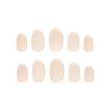Nail HQ false nails Oval French Medium Length (British brand)