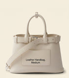 Prada medium leather buckle tote bag - British product