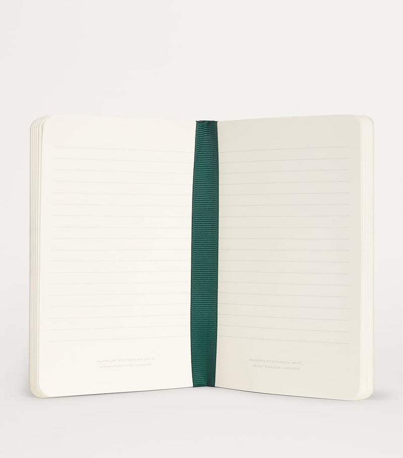 Harrods Logo A6 Lined Notebook, UK version