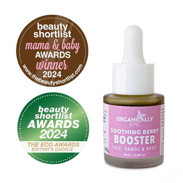 Organically Epic Soothing Berry Booster 20ml, imported from the UK