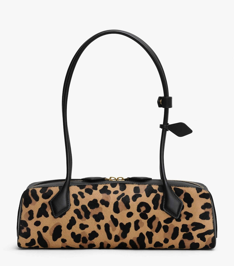 Alaïa medium leopard print Teckel shoulder bag, UK version
