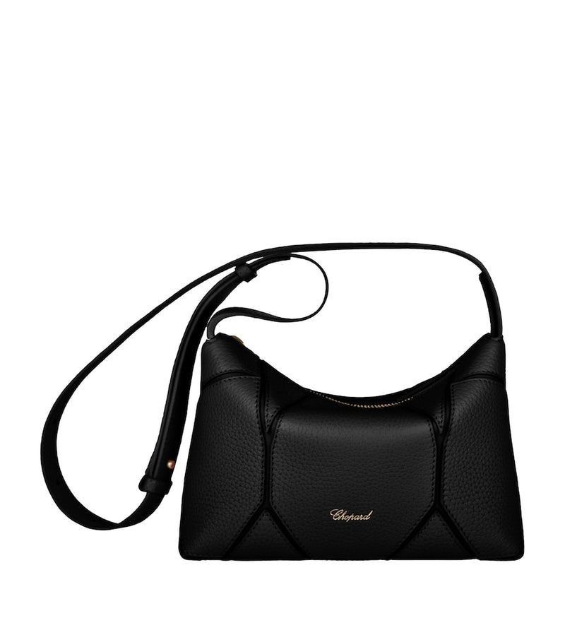 Chopard Diamond cross-body bag grained calfskin - British product