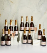 Harrods Harrods Rosé Champagne Non Vintage (12 Bottles)- Buy online at McGrocer
