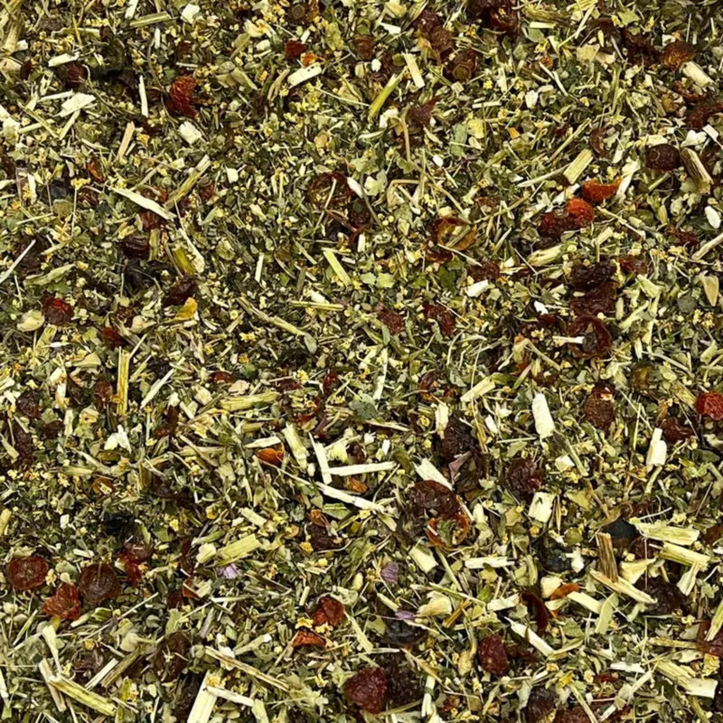 Holly Botanic Breathe Tisane elderflower rosehip 15 tea bags, imported from the UK