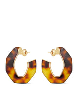 Pendientes grandes de aro con estampado de carey de Givenchy de Harrods - Cómpralos online en McGrocer