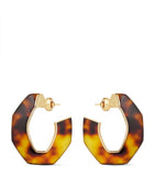 Grandes boucles d'oreilles huggie écaille de tortue Givenchy, version UK