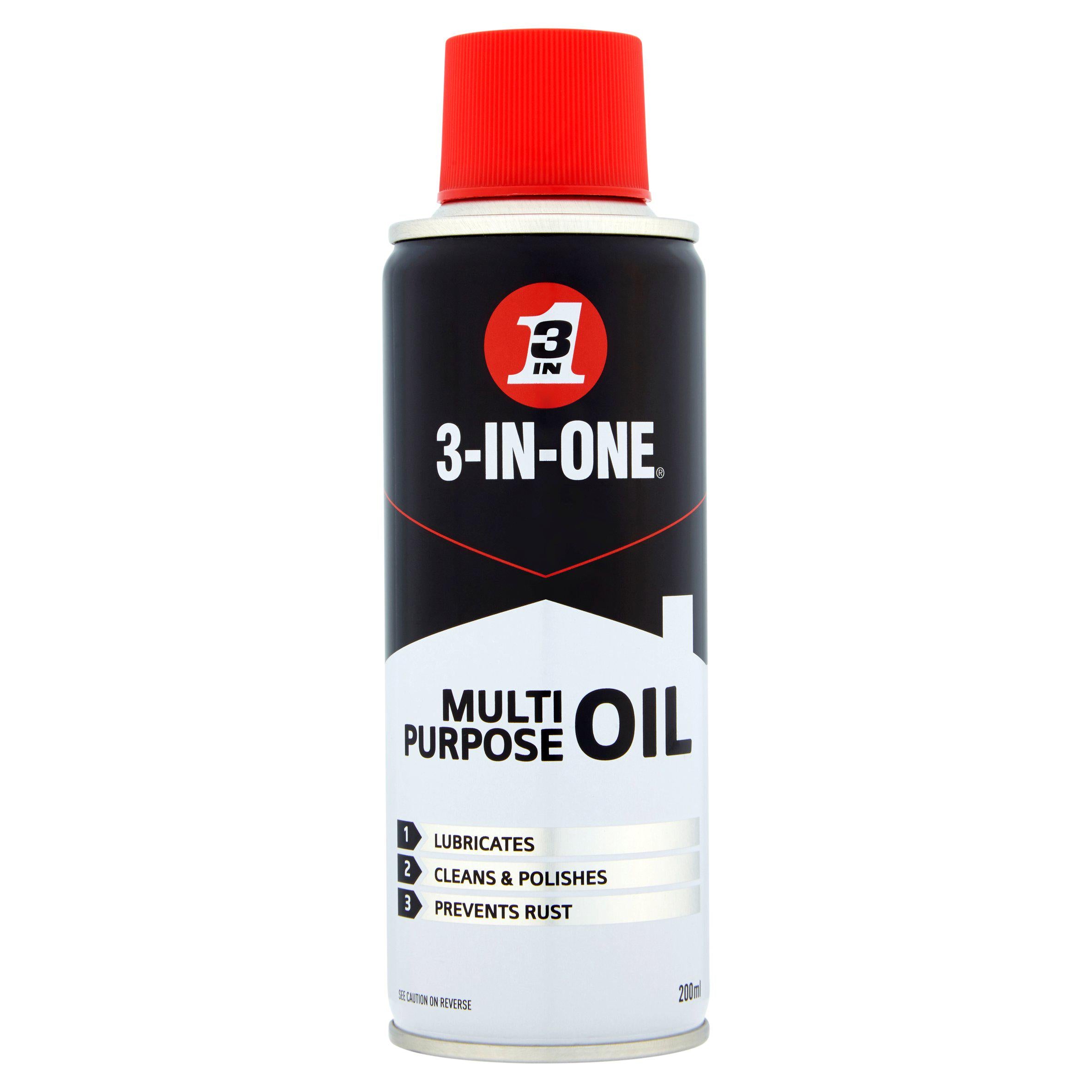 3-IN-ONE Multipurpose Oil Spray 200ml DIY Sainsburys   