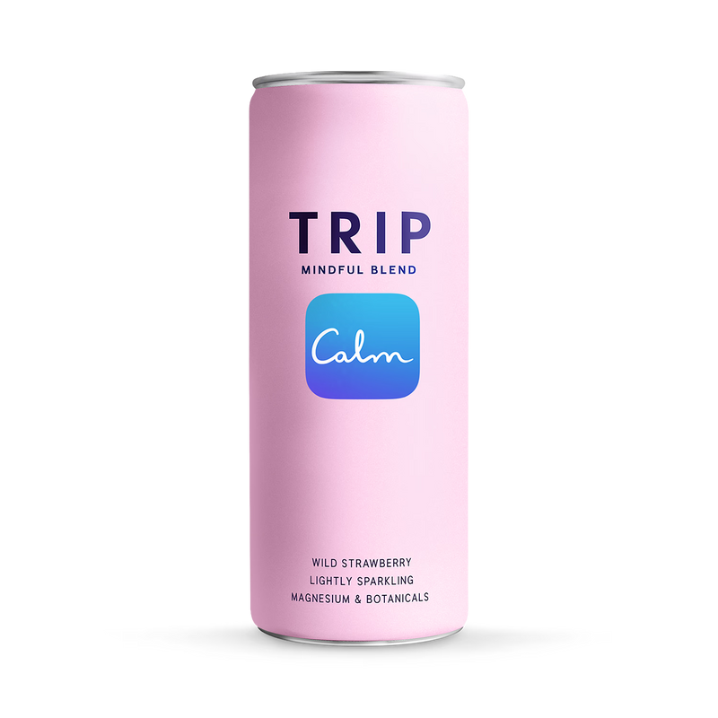 Trip Wild Strawberry mindful blend magnesium drink - British product