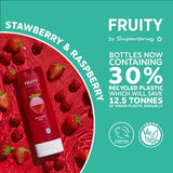 Superdrug Strawberry & Raspberry Shower Gel 250ml - British product