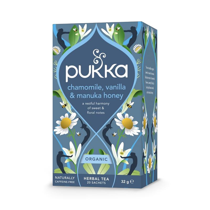 Pukka Chamomile Tea Bags 20 Pack, imported from the UK