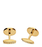 Bvlgari 18kt yellow gold and black onyx cufflinks, imported from the UK