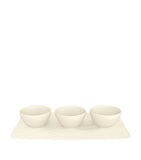 Villeroy & Boch Manufacture Rock 3-piece dip set (British brand)