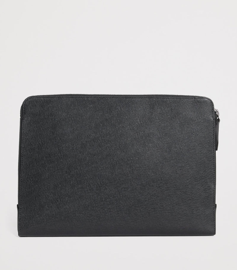Harrods Saffiano leather laptop pouch, UK version